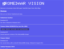 Tablet Screenshot of dromedaar.com